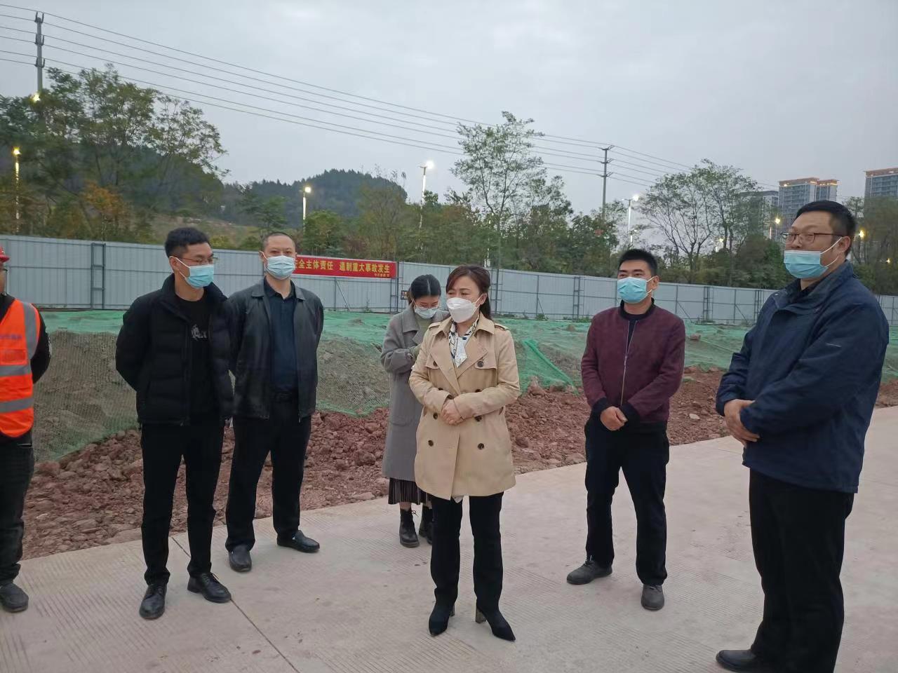 縣國資金融局領(lǐng)導(dǎo)視察并指導(dǎo)博泰公司重點(diǎn)項(xiàng)目建設(shè)工作